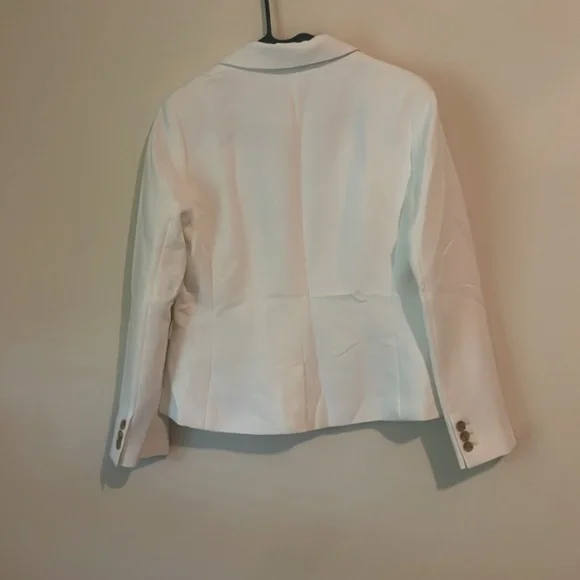 Banana Republic white blazer size 8 petite - Picture 3 of 3